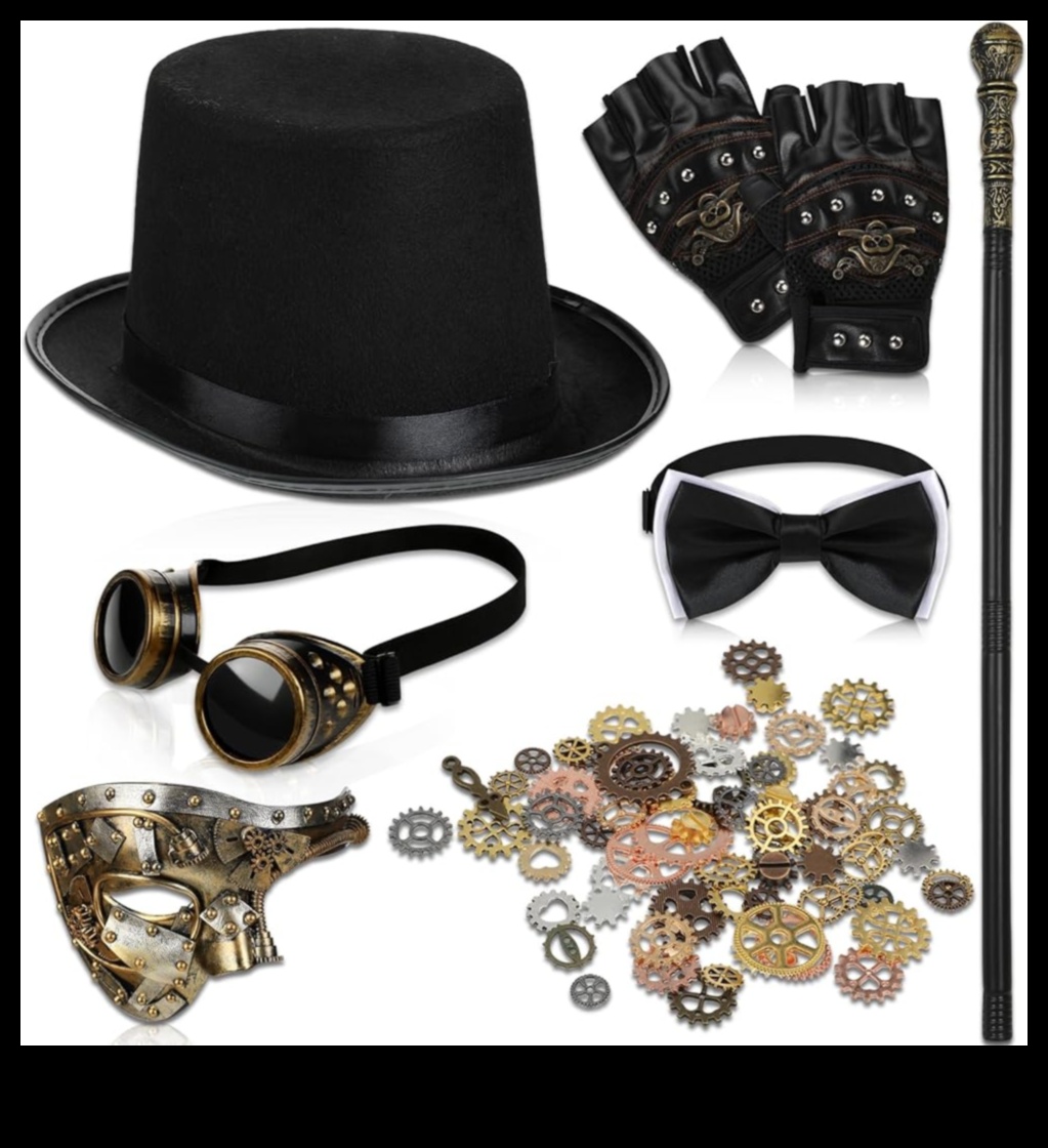 Steampunk Accessories Μια δήλωση μόδας για τον σύγχρονο κύριο 1 Αξεσουάρ DIY εμπνευσμένα από το στυλ Steampunk: Gear και Gadget Elegance